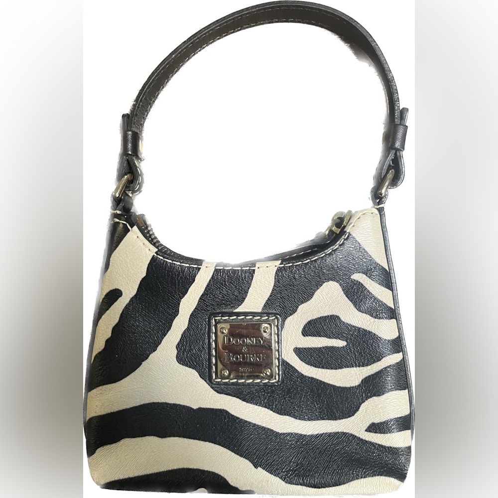 Vintage Dooney and Bourke Mini Bitzy Zebra Bag
